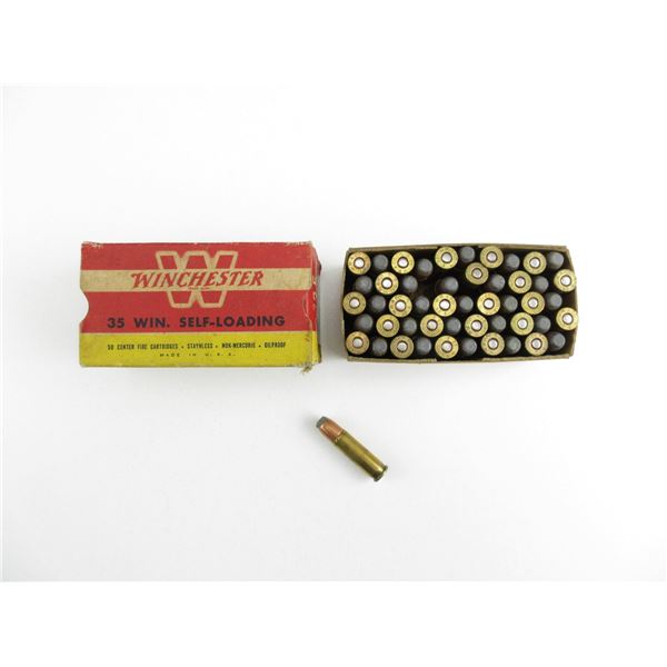 COLLECTIBLE WINCHESTER .35 SELF-LOADING RIFLE AMMO