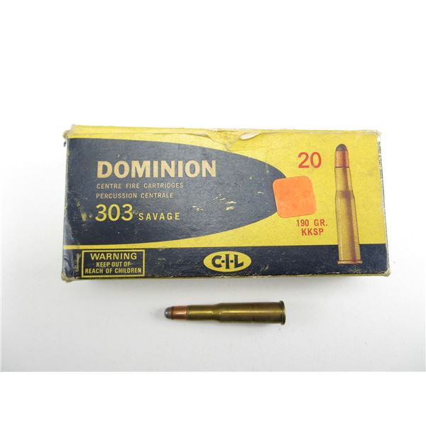 COLLECTIBLE .303 SAV AMMO
