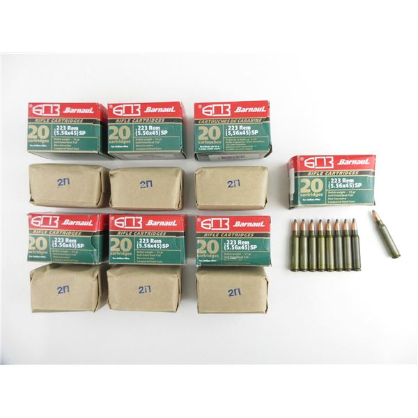 BARNAUL .223 REM AMMO LOT