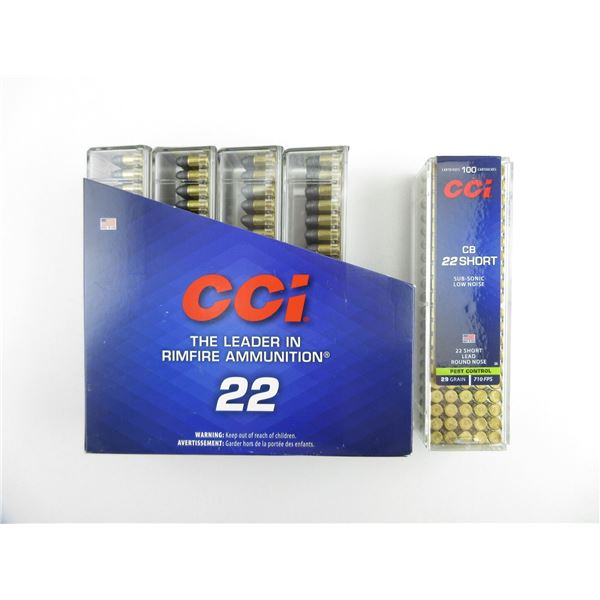 CCI CB .22 SHORT AMMO LOT