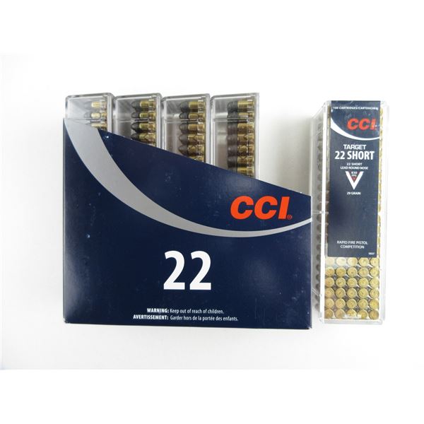 CCI .22 SHORT AMMO LOT