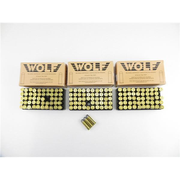 WOLF FACTORY RELOADS .38 SPL AMMO LOT