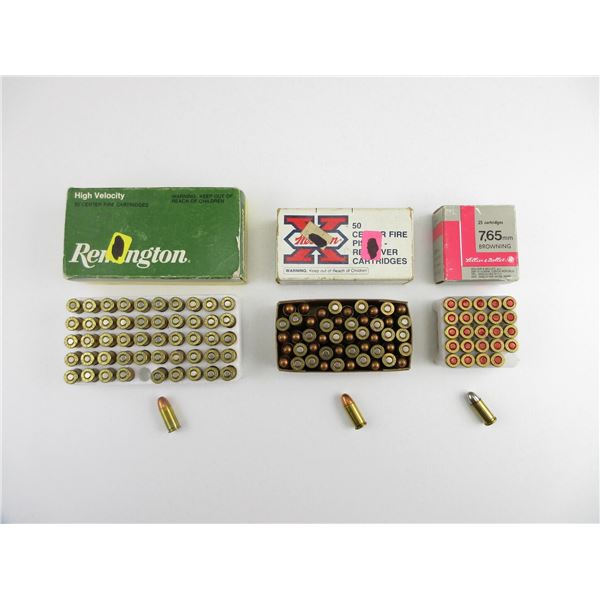 ASSORTED .32 AUTO AMMO LOT