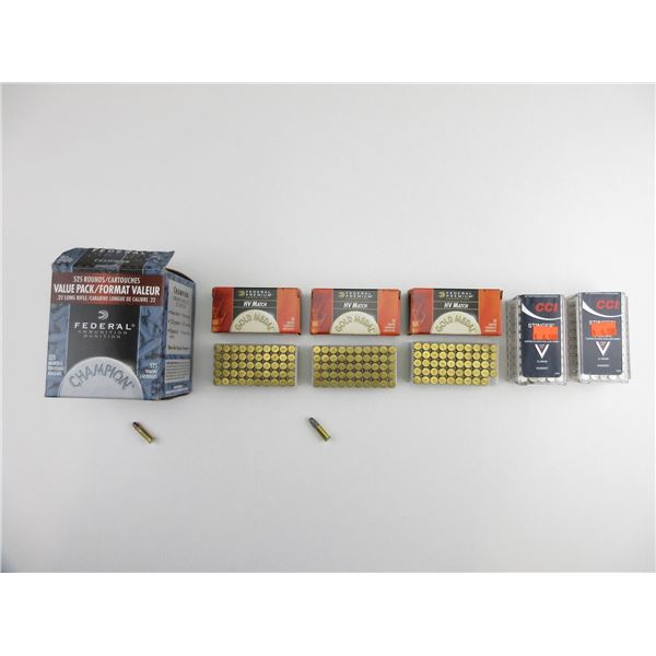 ASSORTED .22 LR AMMO LOT