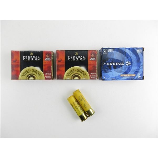 ASSORTED 20 GAUGE AMMO LOT