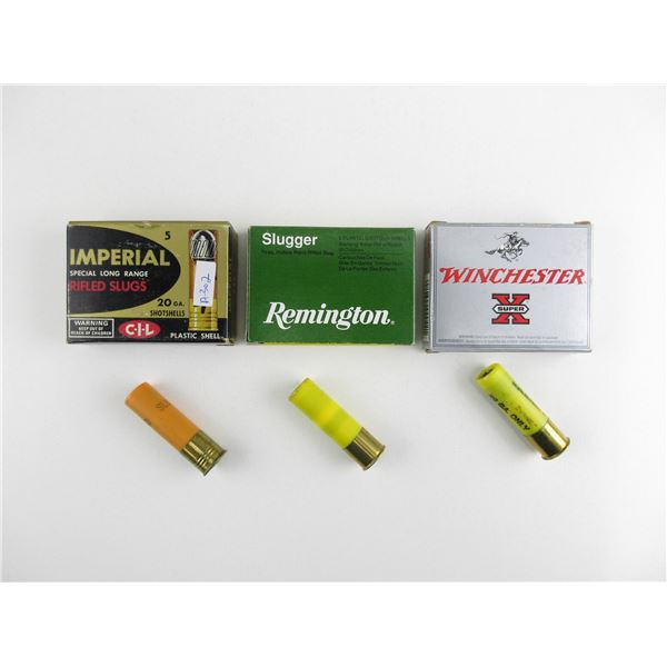 ASSORTED 20 GAUGE SHOT SHELLS LOT