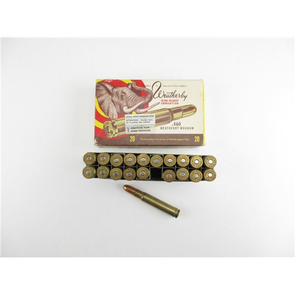 WEATHERBY MAGNUM .460 AMMO LOT