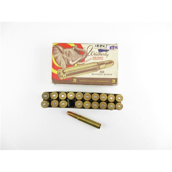 WEATHERBY MAGNUM .460 AMMO LOT