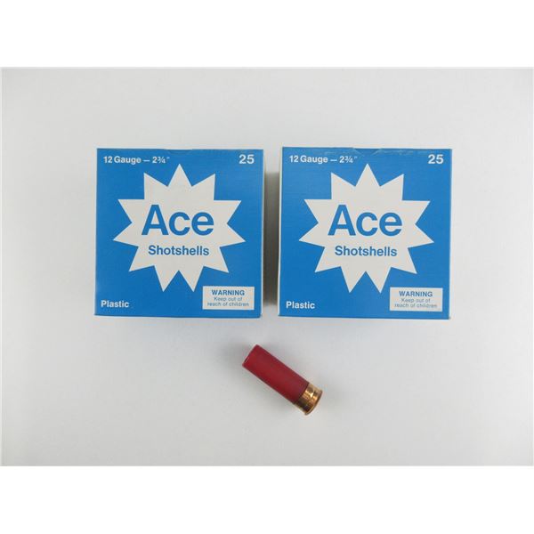ACE 12 GAUGE SHOT SHELLS AMMO LOT