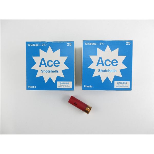 ACE 12 GAUGE SHOT SHELLS AMMO LOT
