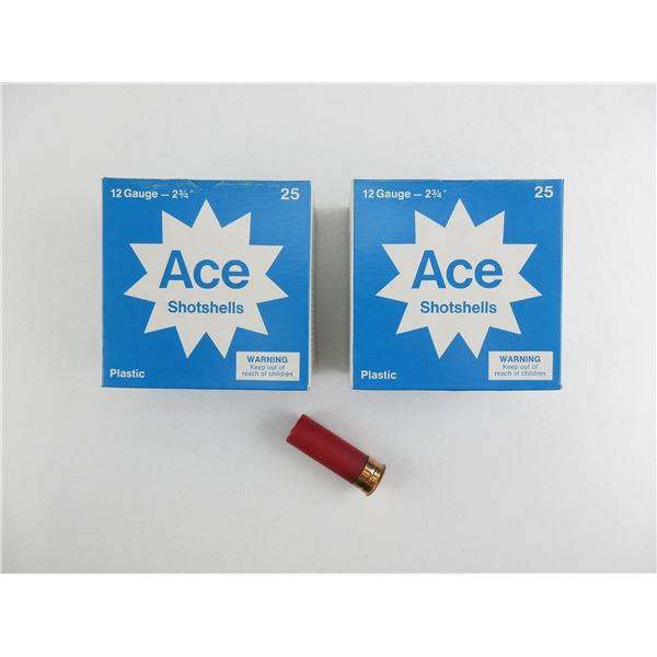 ACE 12 GAUGE SHOT SHELLS AMMO LOT