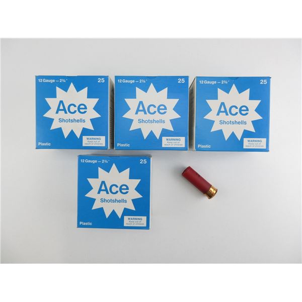 ACE 12 GAUGE SHOT SHELLS AMMO LOT