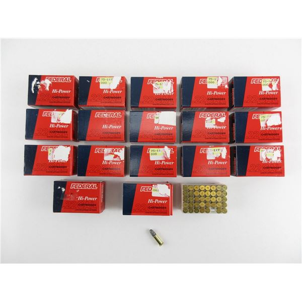 FEDERAL .22 LONG RIFLE AMMO LOT