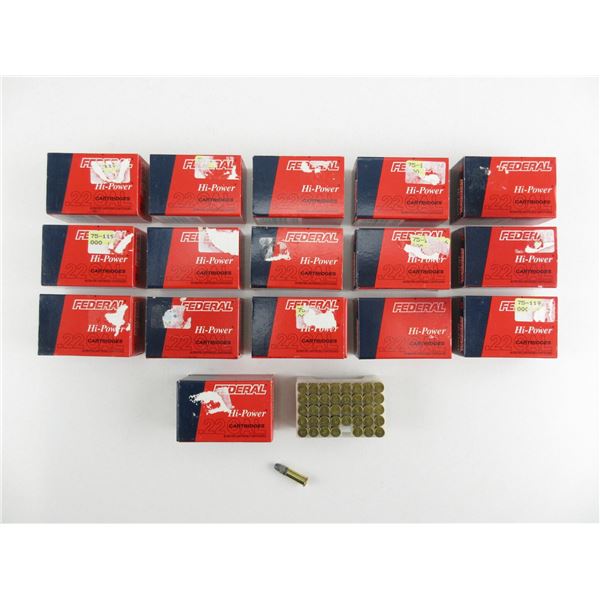 FEDERAL .22 LONG RIFLE AMMO LOT