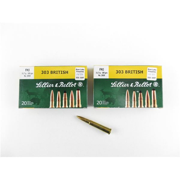 SELLIER & BELLOT .303 BR AMMO LOT