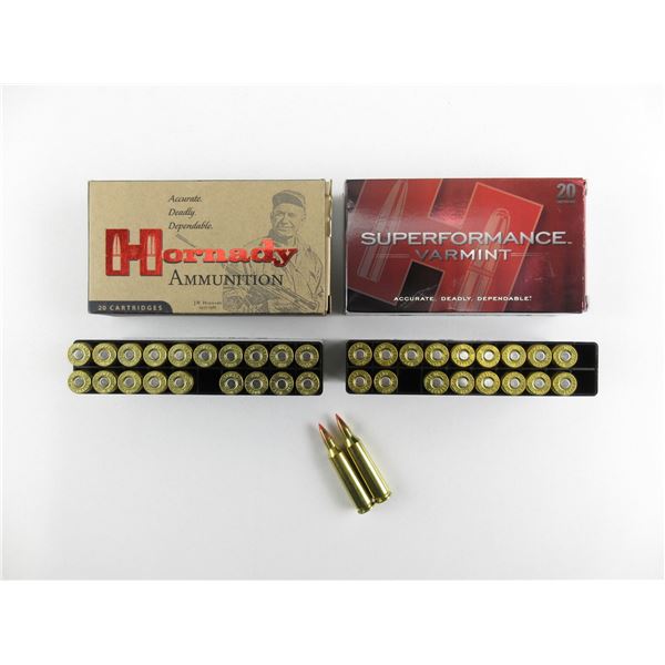 ASSORTED HORNADY .22-250 AMMO LOT