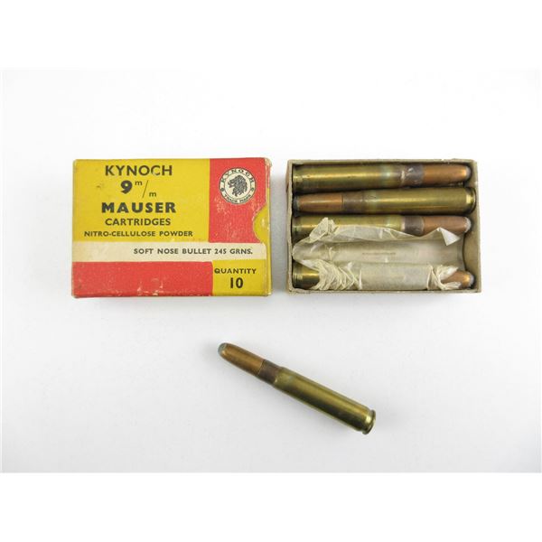 KYNOCH 9MM MAUSER AMMO