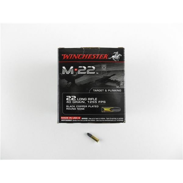 WINCHESTER .22 LONG RIFLE AMMO