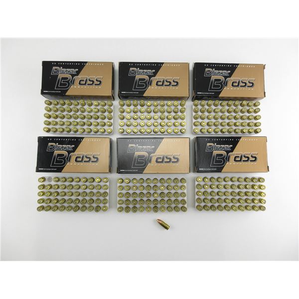 BLAZER BRASS 9MM LUGER AMMO LOT