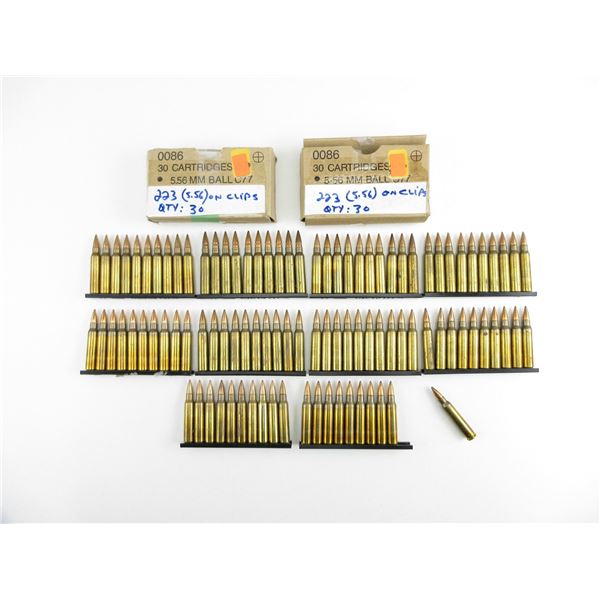 CANADIAN MILITARY 5.56 MM AMMO LOT