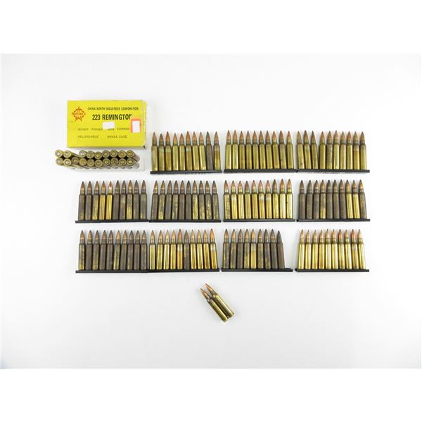 ASSORTED MILITARY 5.56 MM AMMO LOT