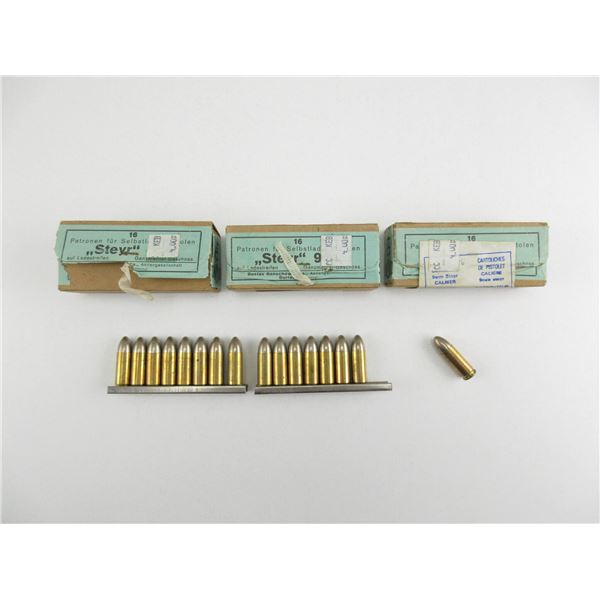 GERMAN 9MM STEYR HANDGUN AMMO LOT