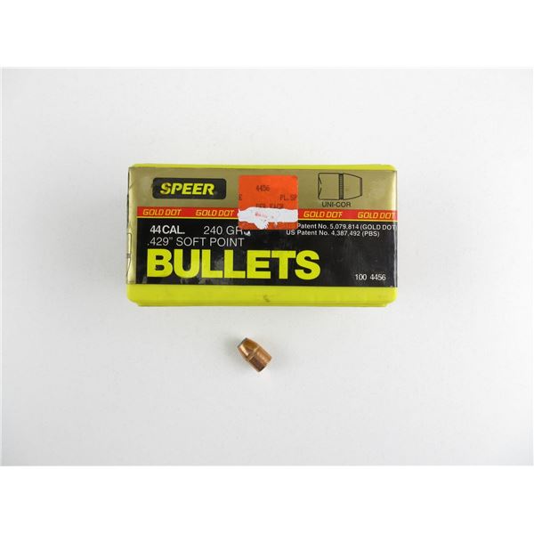 SPEER .44 CAL BULLETS