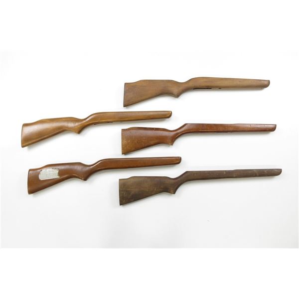 ASSORTED .22 LR RIFLE STOCKS LOT