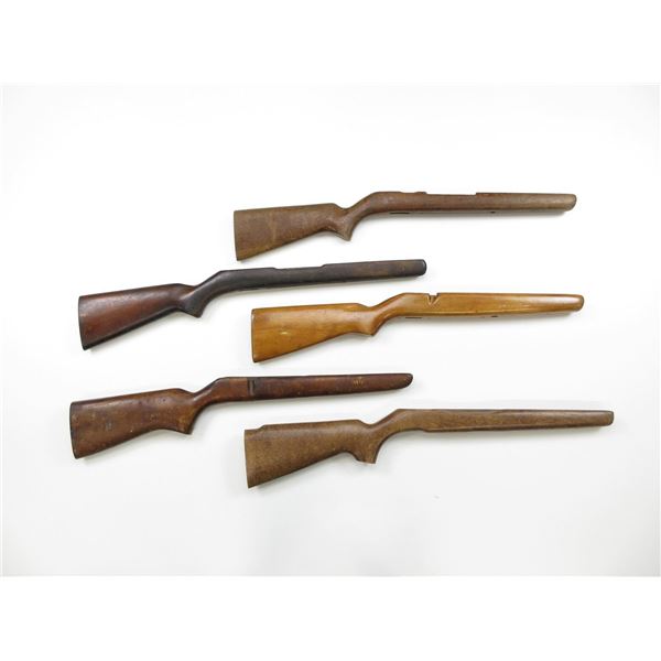 ASSORTED .22 LR RIFLE STOCKS LOT