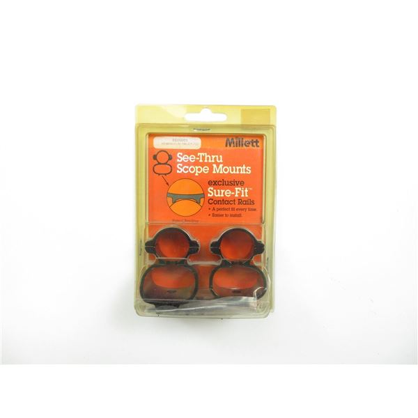 MILLETT SEE-THRU SCOPE MOUNTS