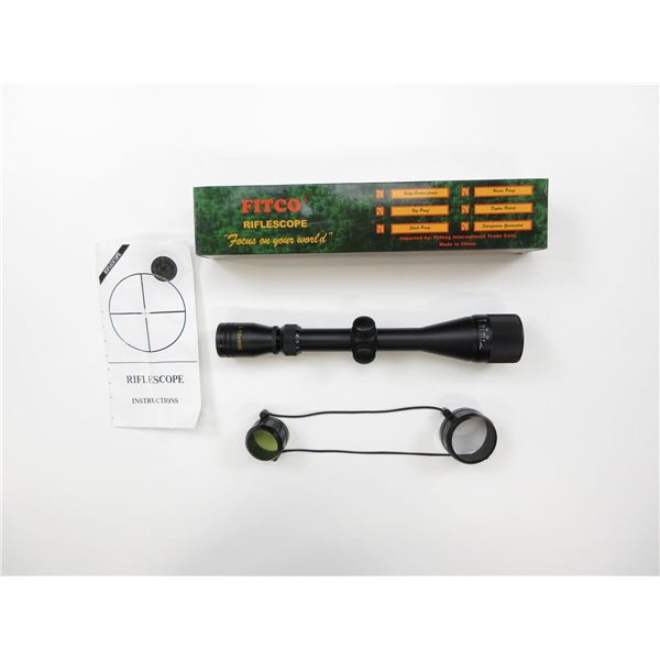 FITCO 3-12X 40K RIFLE SCOPE