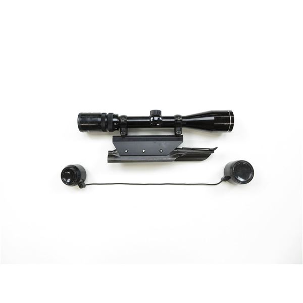 IMPERIAL 3-9X 40 RIFLE SCOPE WITH FN FAL DUSTCOVER / SCOPE MOUNT