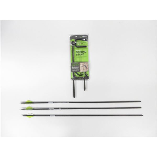 ARCHER'S GROUND STAKE & ARROWS