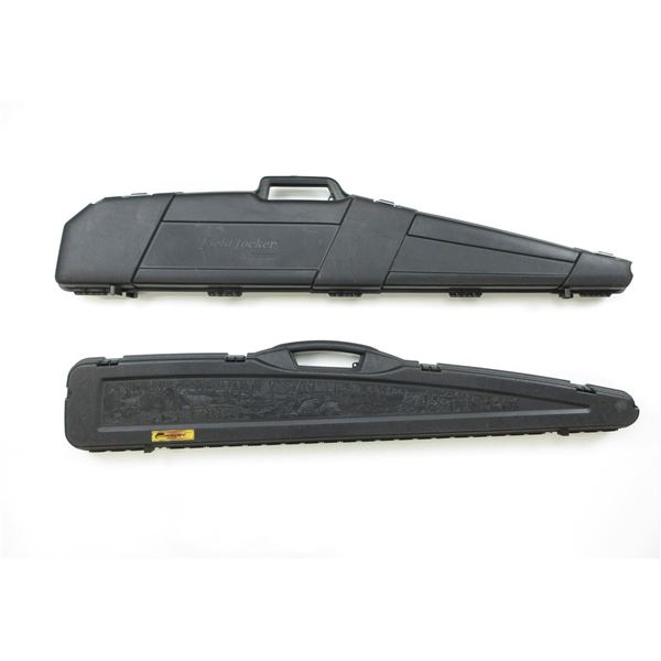 ASSORTED PADDED HARD RIFLE CASE LOT