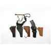 Image 1 : ASSORTED LEATHER REVOLVER STYLE HOLSTERS LOT