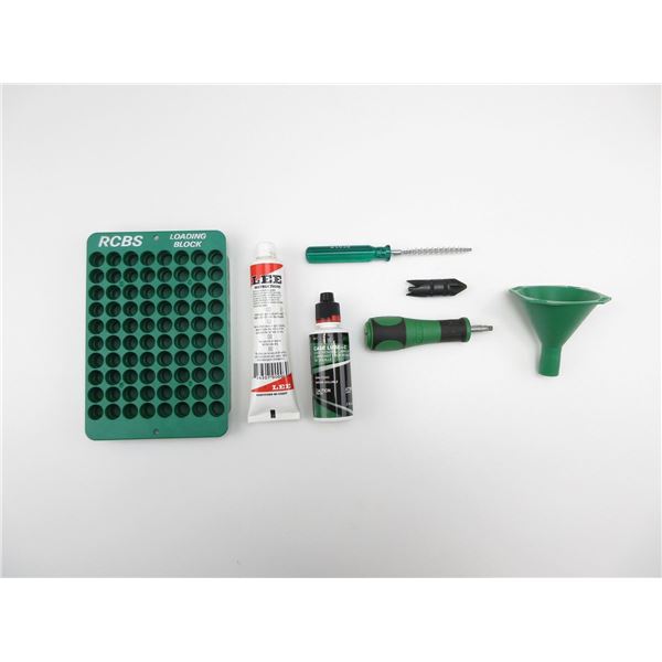 ASSORTED RCBS RELOADING TOOL LOT