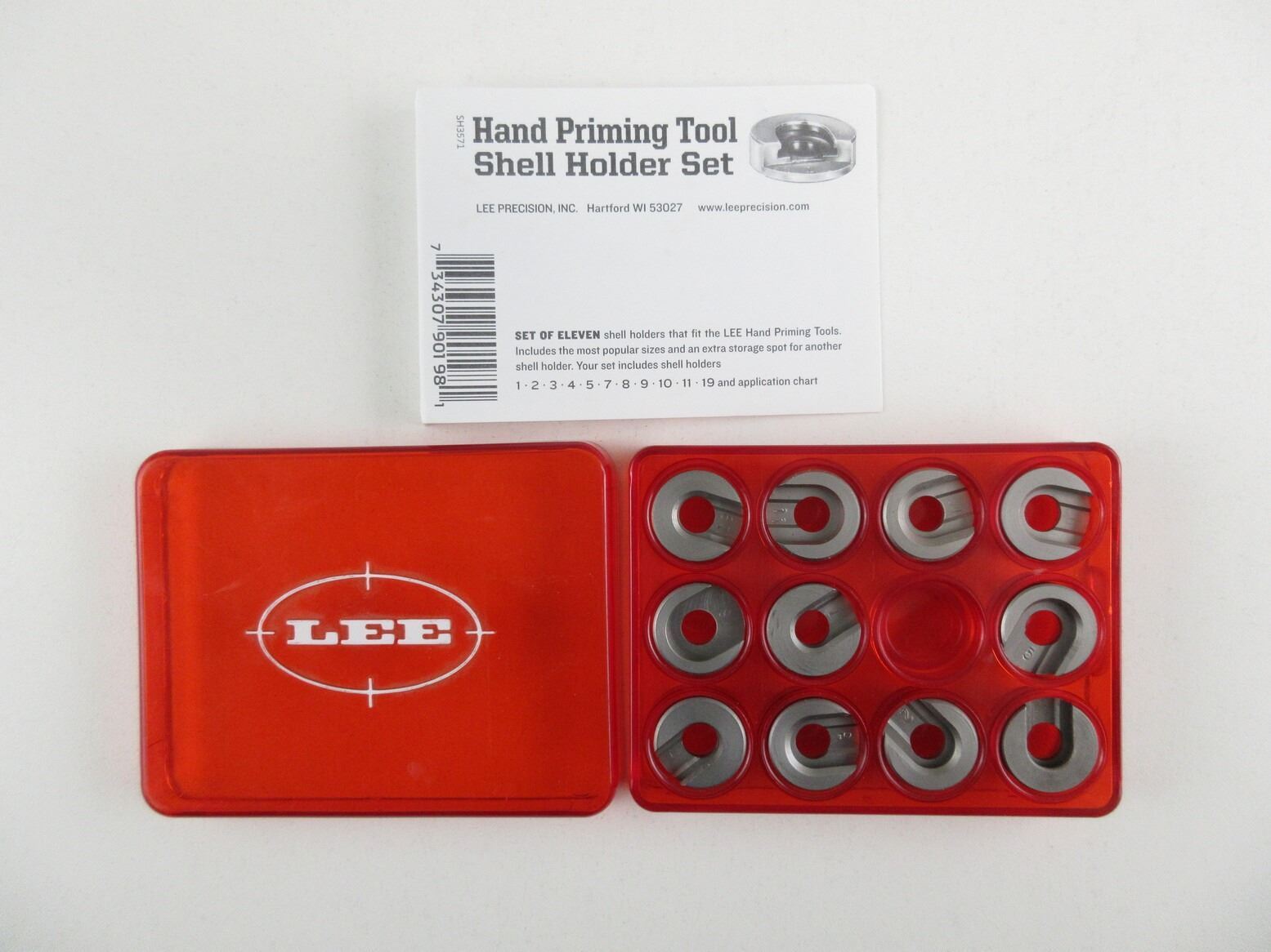 LEE HAND PRIMING TOOL SHELL HOLDER SET