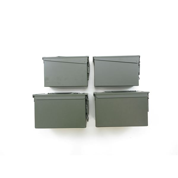 ASSORTED METAL AMMO TIN LOT