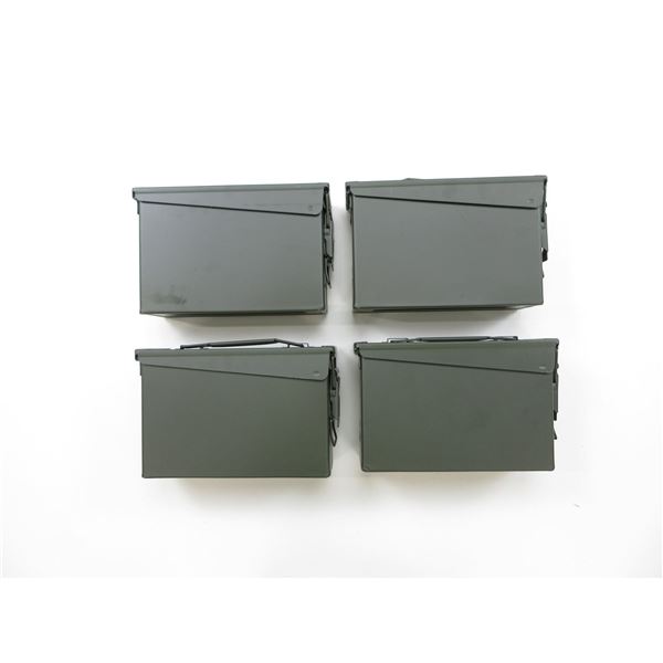ASSORTED METAL AMMO TIN LOT
