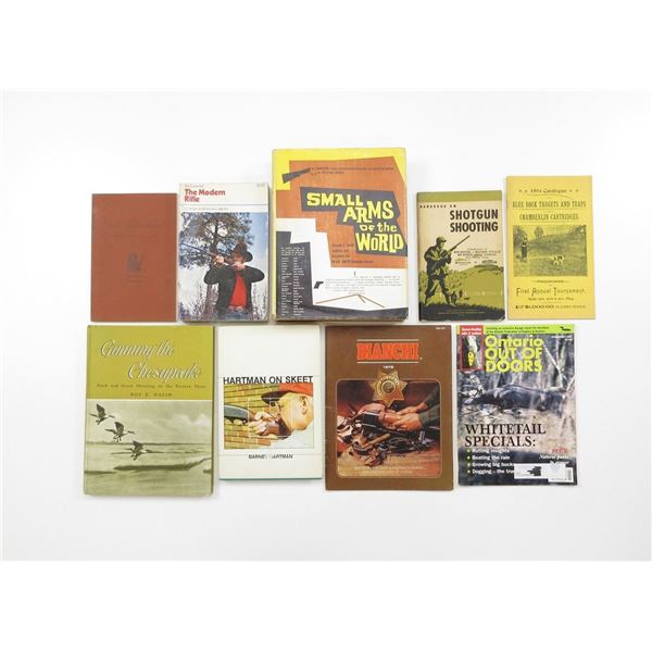 ASSORTED HUNTING AND GUN BOOK LOT