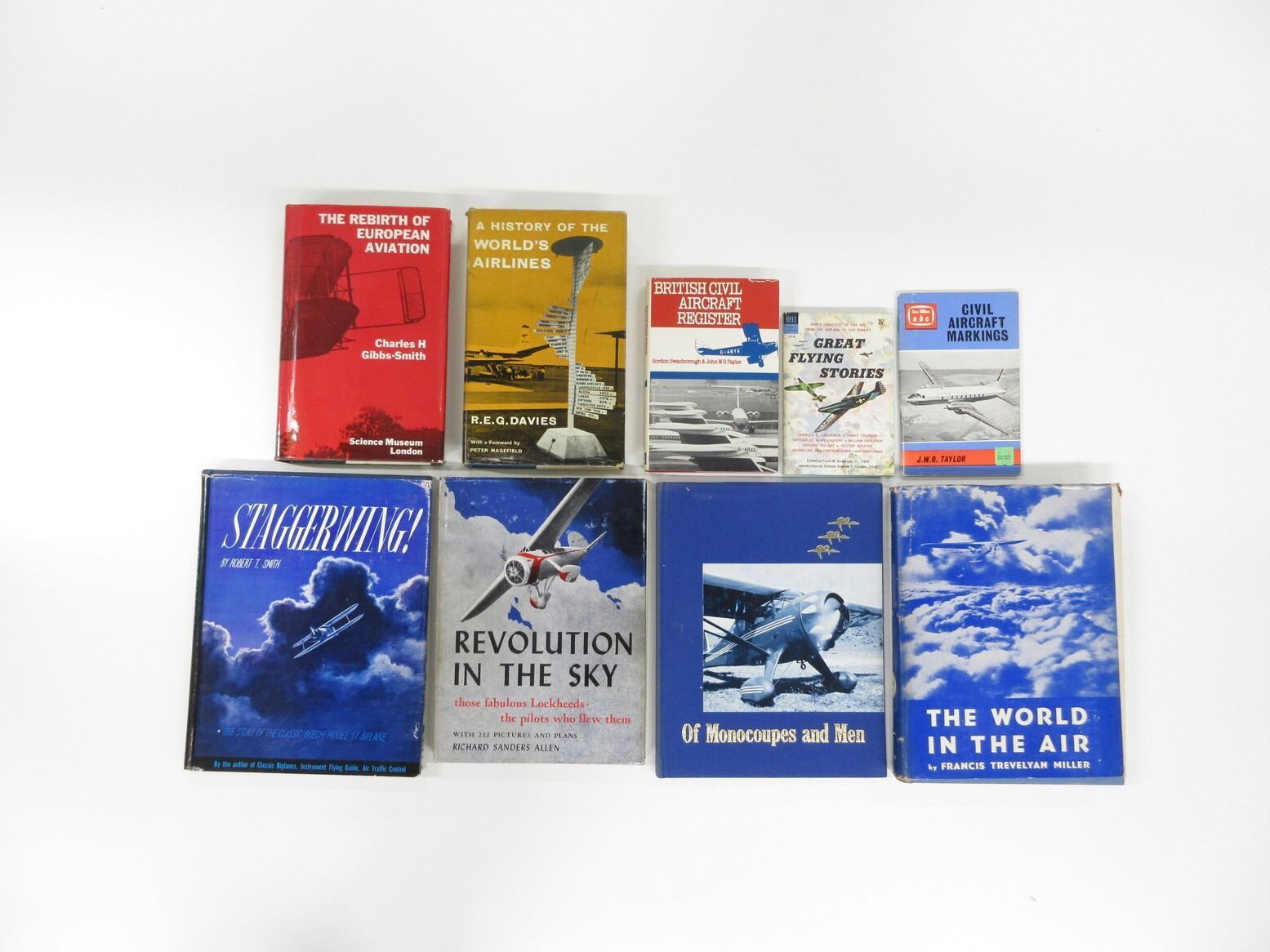 Aviator Round History.pdf ASSORTED AIRCRAFT / AVIATION HISTORY BOOK LOT