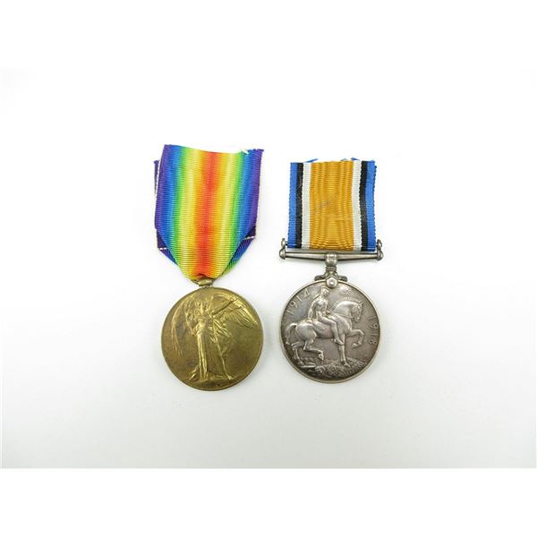 WWI BRITISH MILITARY NAMED MEDAL LOT
