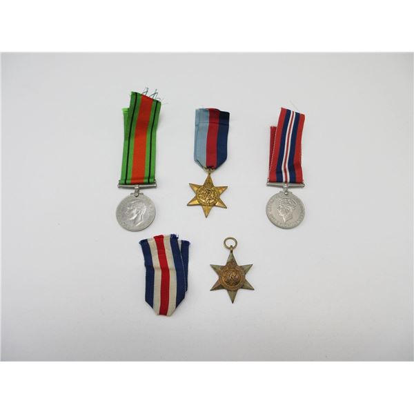 WWII BRITISH MEDAL LOT