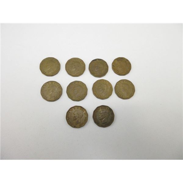 WWII CANADIAN TOMBAC NICKEL LOT