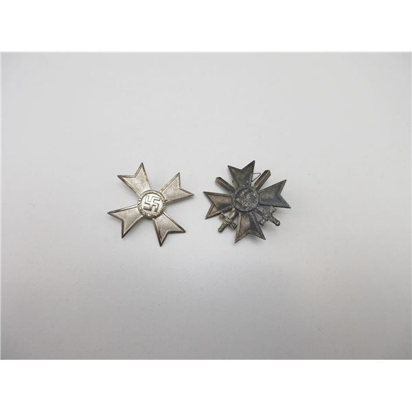 WWII GERMAN WAR MERIT CROSS BADGE LOT