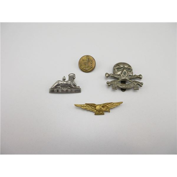 ASSORTED BRITISH BADGE AND BUTTON LOT