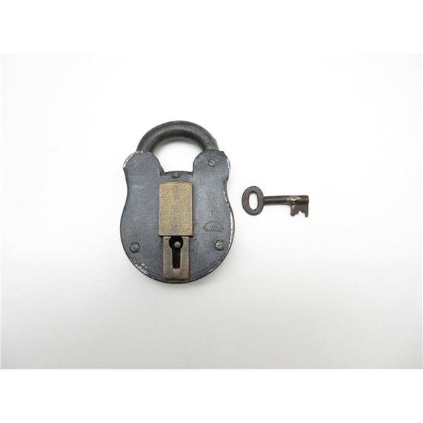 WWII BRITISH MILITARY PADLOCK AND KEY LOT