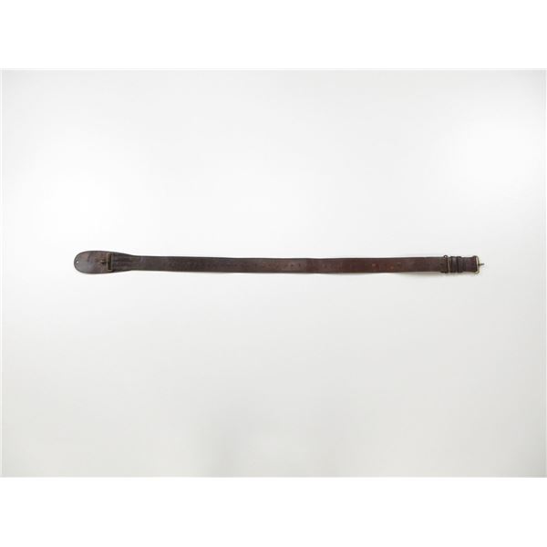 WWI CANADIAN TYPE LEATHER SNAKE BELT