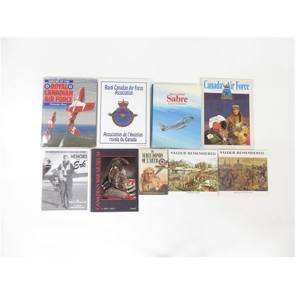 ASSORTED CANADIAN MILITARY BOOK LOT