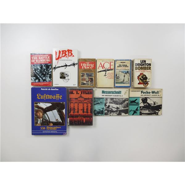 ASSORTED GERMAN MILITARY BOOK LOT